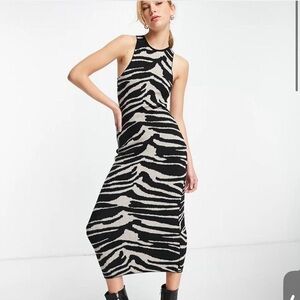 Topshop midi dress